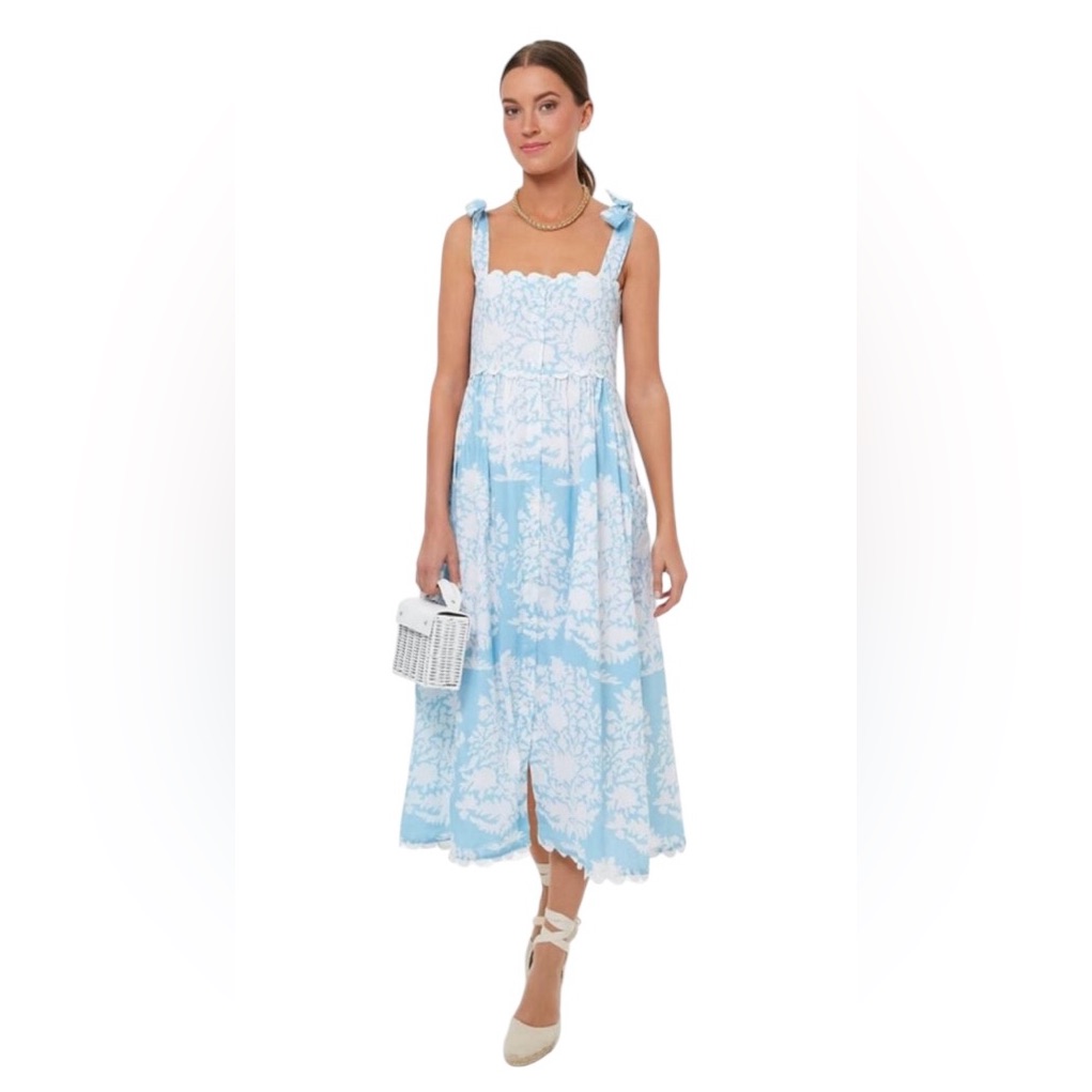 Juliet Dunn X Tuckernuck Palladio Ric Rac Midi Dress. M. Nwt. — image 2 of 7